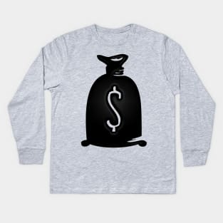 Western Era - Money Bag Kids Long Sleeve T-Shirt